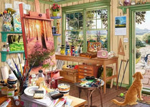 Load image into Gallery viewer, Ravensburger My Haven No.11, The Artist's Shed - 1000 Pieces Puzzle