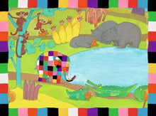 Load image into Gallery viewer, Ravensburger Elmer - 12 + 16 + 20 + 24 Pieces Puzzle