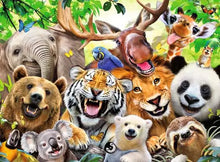 Load image into Gallery viewer, Ravensburger Exotic Animals Selfie - 300 Pieces Puzzle