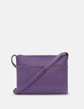 Load image into Gallery viewer, Bees Love Lavender Plum Leather Cross Body Bag