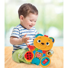 Load image into Gallery viewer, CLEMENTONI BABY BEAR, Interactive Plush Toy, Bear Plush, Baby and Toddler Companion, Sensory Exploration, Imaginative Play, Ages 0 Months and Up