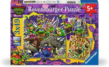 Load image into Gallery viewer, Children’s Puzzle Teenage Mutant Ninja Turtles - 3x49 Pieces Puzzle