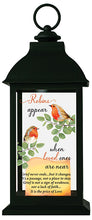 Load image into Gallery viewer, Memorial Lantern with Led Candle - Robin Near You