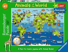 Load image into Gallery viewer, Ravensburger Animals of the World Giant Floor Puzzle - 60 Pieces Puzzle