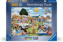 Load image into Gallery viewer, Ravensburger Festival of the Flower Children - 1000 Pieces Puzzle