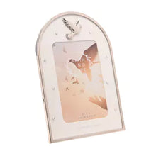 Load image into Gallery viewer, Decorative photo frame with a butterfly design on a white background