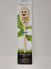 Load image into Gallery viewer, Happy as a pig in shit wooden spoon