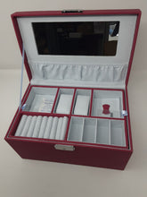 Load image into Gallery viewer, Katrina Saffiano Bonded Leather Jewellery Case