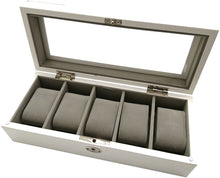 Load image into Gallery viewer, White watch box