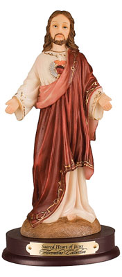  Florentine 7 3/4 inch Statue-Sacred Heart (52090)