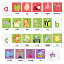 Load image into Gallery viewer, Headu Montessori Flashcards Tactile and Phonics Alphabet