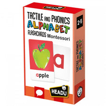 Load image into Gallery viewer, Headu Montessori Flashcards Tactile and Phonics Alphabet