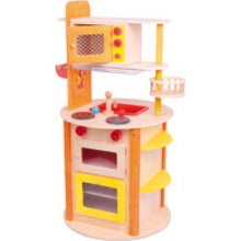 Load image into Gallery viewer, Wooden Kitchen "All in One Leonie"