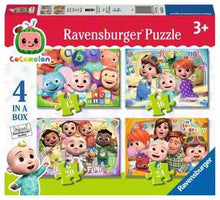 Load image into Gallery viewer, Ravensburger Cocomelon 4 in a Box (12, 16, 20, 24 piece) Jigsaw Puzzles