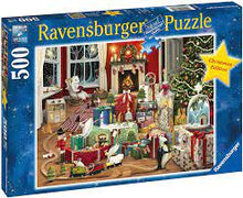 Load image into Gallery viewer, Ravensburger Enchanted Christmas 500 piece Jigsaw Puzzle