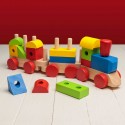 Load image into Gallery viewer, WOODEN STACK 'N' SOUNDS TRAIN