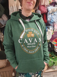 Cavan Ireland Green Hoodie Limited Edition Ceol agus Craic