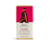Aine's handmade chocolate bar packaging with red and gold design on a white background
