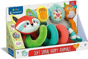 BABY CLEMENTONI FOR YOU - SOFT SPIRAL HAPPY ANIMALS Stroller toy