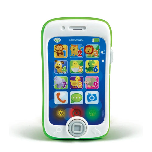 CLEMENTONI TOUCH & PLAY SMARTPHONES, Interactive Educational Toy, Toddler Smartphone, Cognitive Development, Early Learning, Ages 12 Months and Up