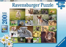 Load image into Gallery viewer, Children’s Puzzle Baby Animals - 200 Pieces Puzzle
