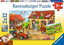 Load image into Gallery viewer, Children’s Puzzle On the Farm - 2x12 Pieces Puzzle
