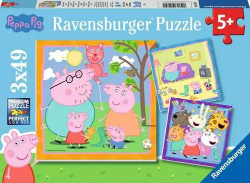 Children’s Puzzle Peppa Pig - 3x49 Pieces Puzzle