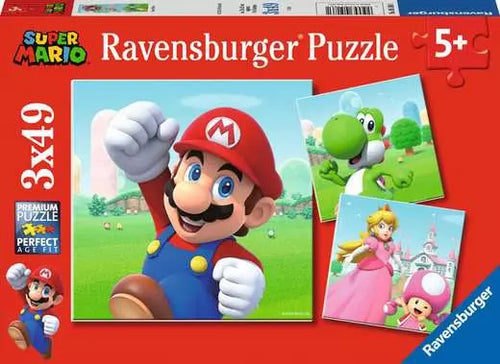 Children’s Puzzle Super Mario 2 - 3x49 Pieces Puzzle