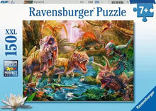 Load image into Gallery viewer, Children’s Puzzle T-Rex Attack! - 150 Pieces Puzzle
