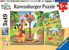 Load image into Gallery viewer, Children’s Puzzle Winnie the Pooh - 3x49 Pieces Puzzle
