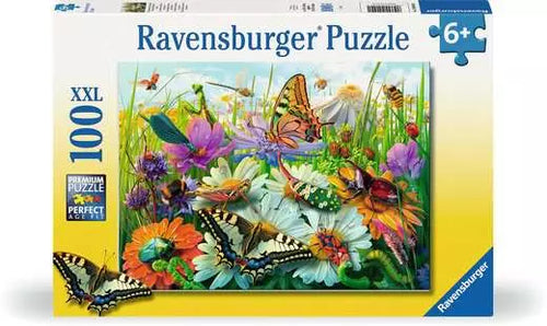 Ravensburger puzzle box with colorful butterflies and flowers design