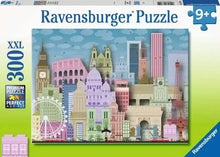 Load image into Gallery viewer, Children’s Puzzle Worldly Attractions - 300 Pieces Puzzle
