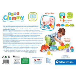 Clementoni CLEMMY! SENSORY TRAIN set for baby toddler - SENSORY TOY