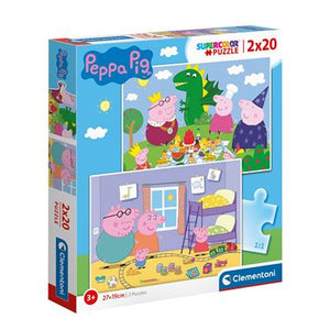 Clementoni Peppa Pig 2x20pce puzzle
