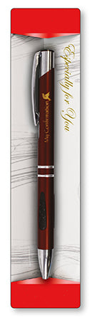 Confirmation Pen - Metal Red