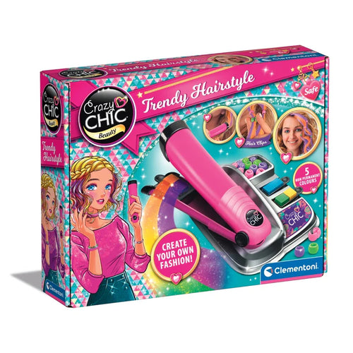 Crazy Chic toy hair styling set packaging on a white background