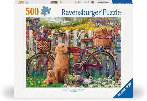 Ravensburger Cute Dogs in the Garden - 500 Pieces Puzzle