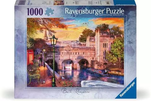 Ravensburger puzzle box with a scenic cityscape design