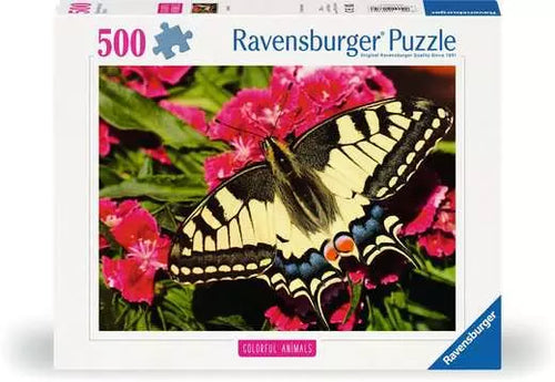 Ravensburger puzzle box with a butterfly and flowers on the cover