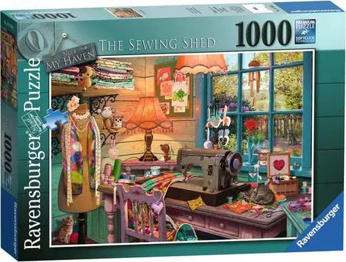 Jigsaw Puzzle My Haven No 4, The Sewing Shed - 1000 Pieces Puzzle