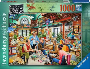 Jigsaw Puzzle "Turn the Page" Bookclub - 1000 Pieces Puzzle