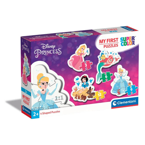 Disney Princess puzzle set packaging with colorful illustrations on a white background