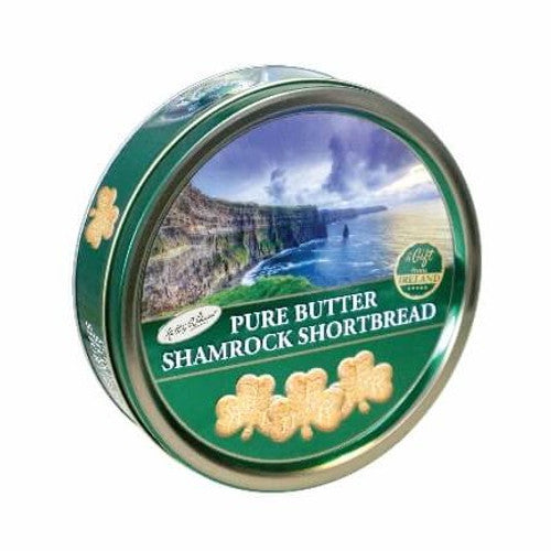Pure Butter Shamrock Shortbread Irish  Shortbread Tin