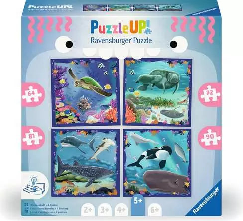 Ravensburger PuzzleUP! underwater-themed puzzle set packaging