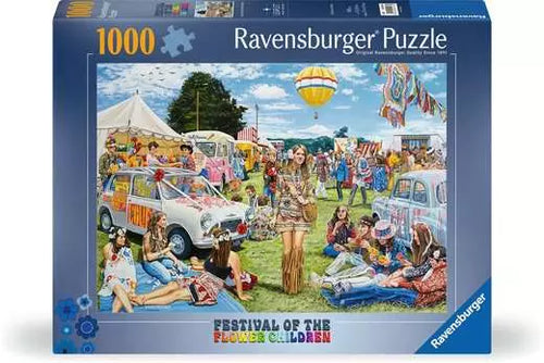 Ravensburger Festival of the Flower Children - 1000 Pieces Puzzle