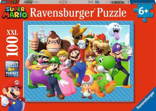 Ravensburger Super Mario puzzle box with characters on a red background