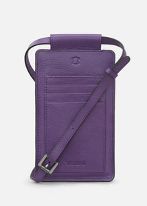 Yoshi Plum Bees Love Lavender Leather Phone Case