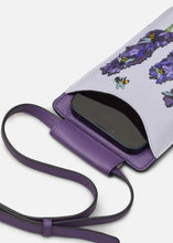 Load image into Gallery viewer, Yoshi Plum Bees Love Lavender Leather Phone Case
