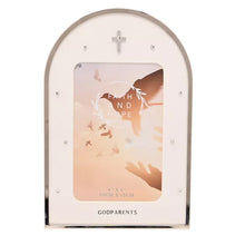 Load image into Gallery viewer, Faith &amp; Hope Arch Frame 4'' x 6'' - Godparents
