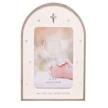 Load image into Gallery viewer, Decorative photo frame with a cross on a white background
